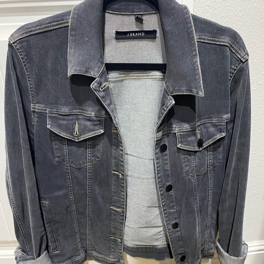 J Brand Grey Denim Jacket